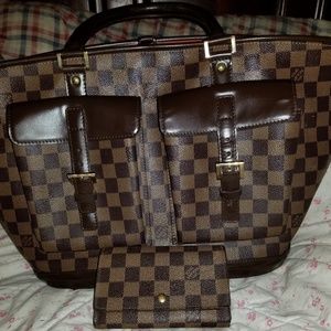 Louis Vuitton Damier Ebene Manosque GM